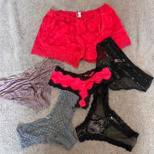 Intimissimi Victoria’s Secret Lot Bundle of 6 sexy panties M